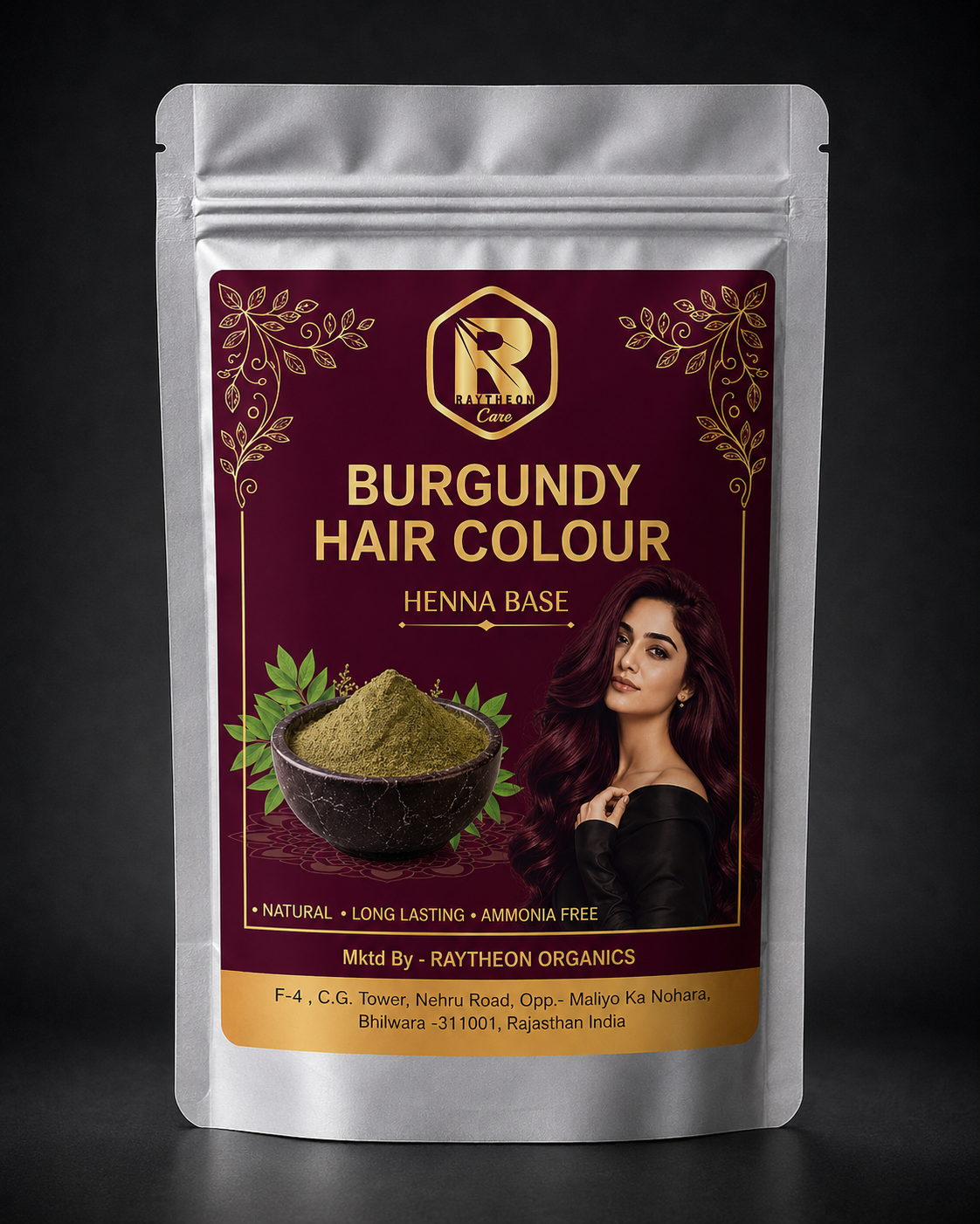 Burgundy Henna